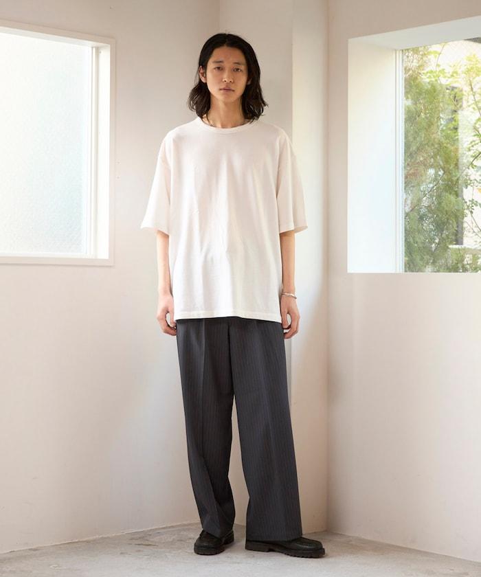 寬直筒版型 單褶 西裝褲