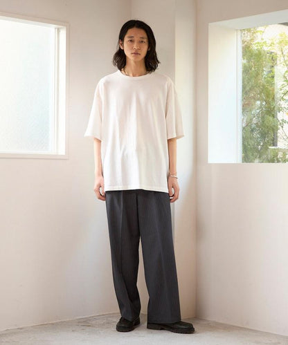 寬直筒版型 單褶 西裝褲