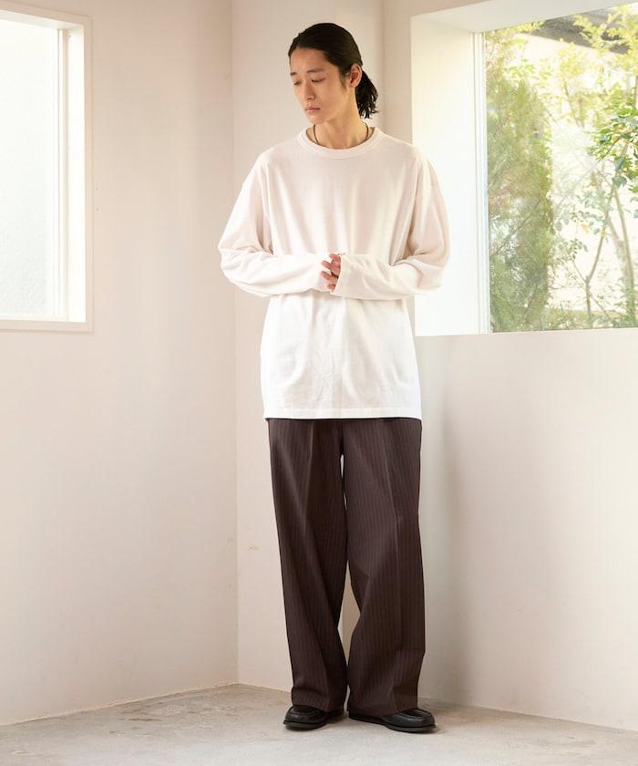 寬直筒版型 單褶 西裝褲