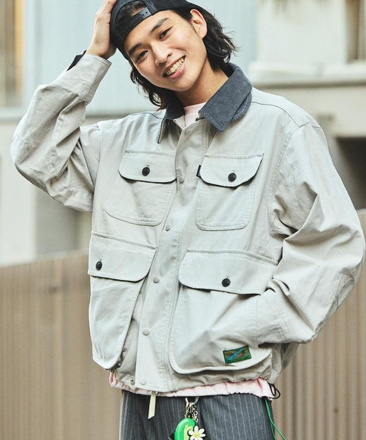 聯名輕質帆布 獄警夾克