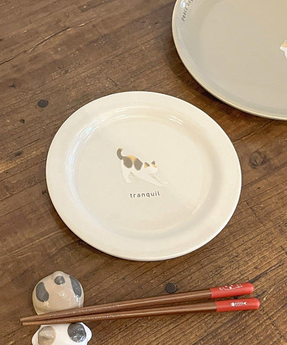 貓圖案蛋糕盤 16cm 餐盤