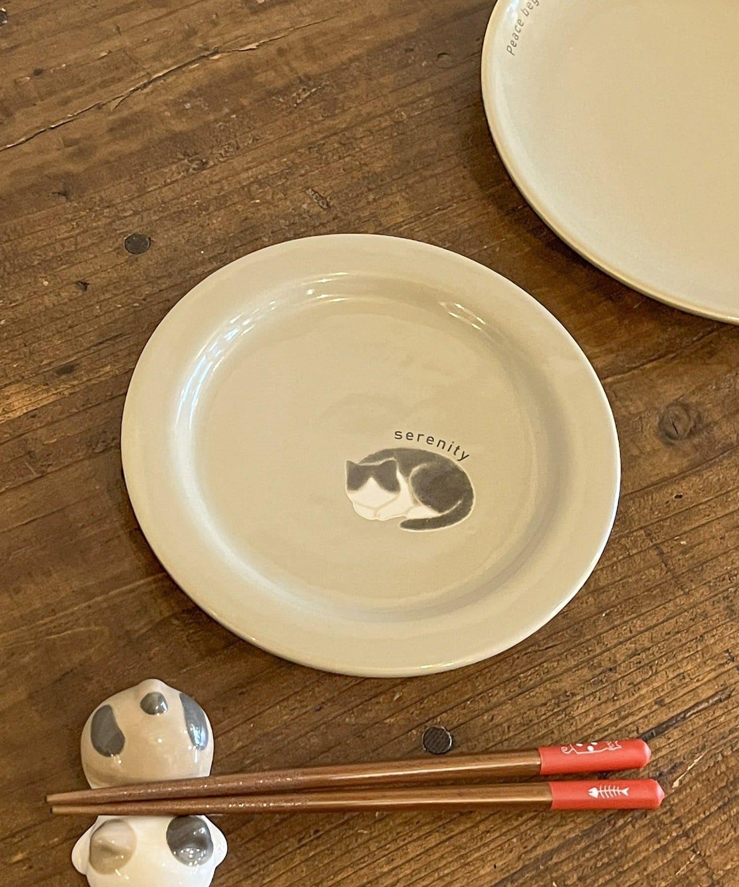 貓圖案蛋糕盤 16cm 餐盤