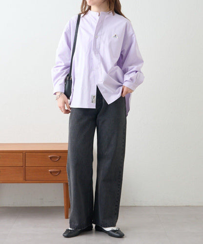 GEVACO 立領長袖男女同款襯衫