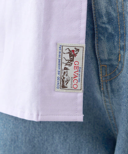 GEVACO 立領長袖男女同款襯衫