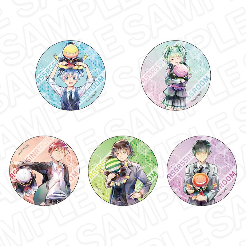 暗殺教室（暗殺教室） 淡色系列 全息徽章 完整套裝5個裝