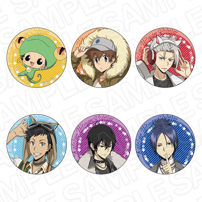 家庭教師HITMAN REBORN!（家庭教師HITMAN REBORN!） 匣アニマル ver. 閃粉徽章 6個套裝（コンプリートOPP）