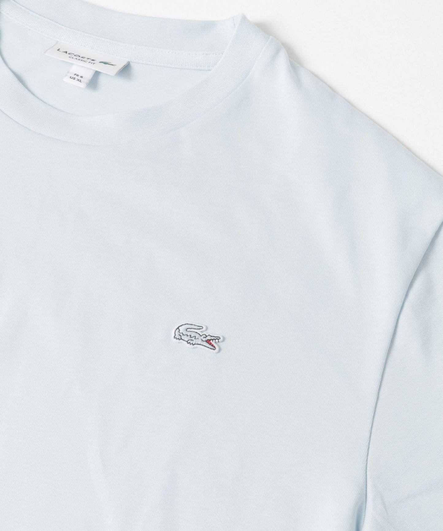 LACOSTE 輪廓鱷魚圖案圓領T恤