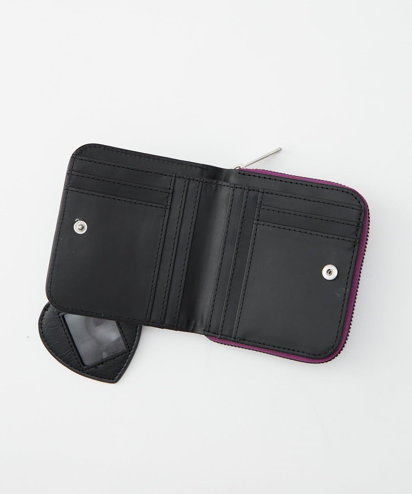 GRAIN/グレイン 二折心形吊飾 2WAY 錢包