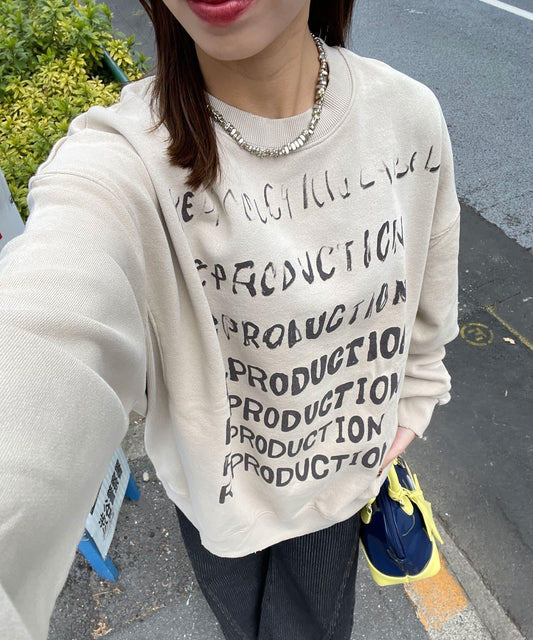 RePRODUCTION LABEL 插肩衛衣