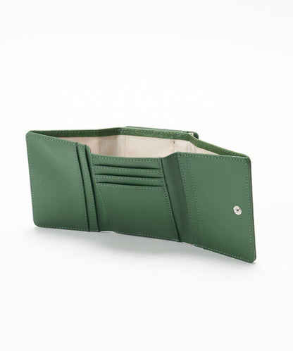 GRAIN/グレイン 復古走線三折口金錢包