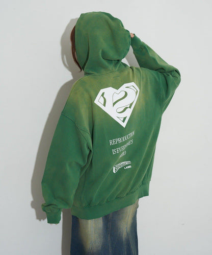 RePRODUCTION LABEL 開襟連帽衛衣