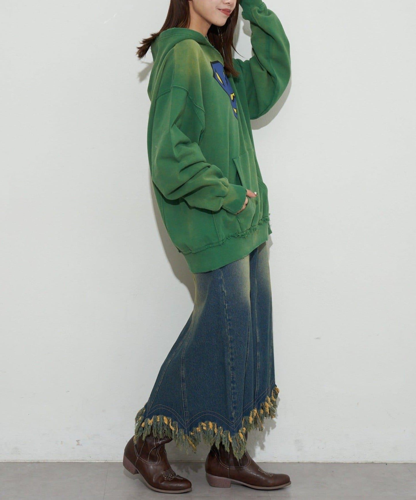 RePRODUCTION LABEL 開襟連帽衛衣