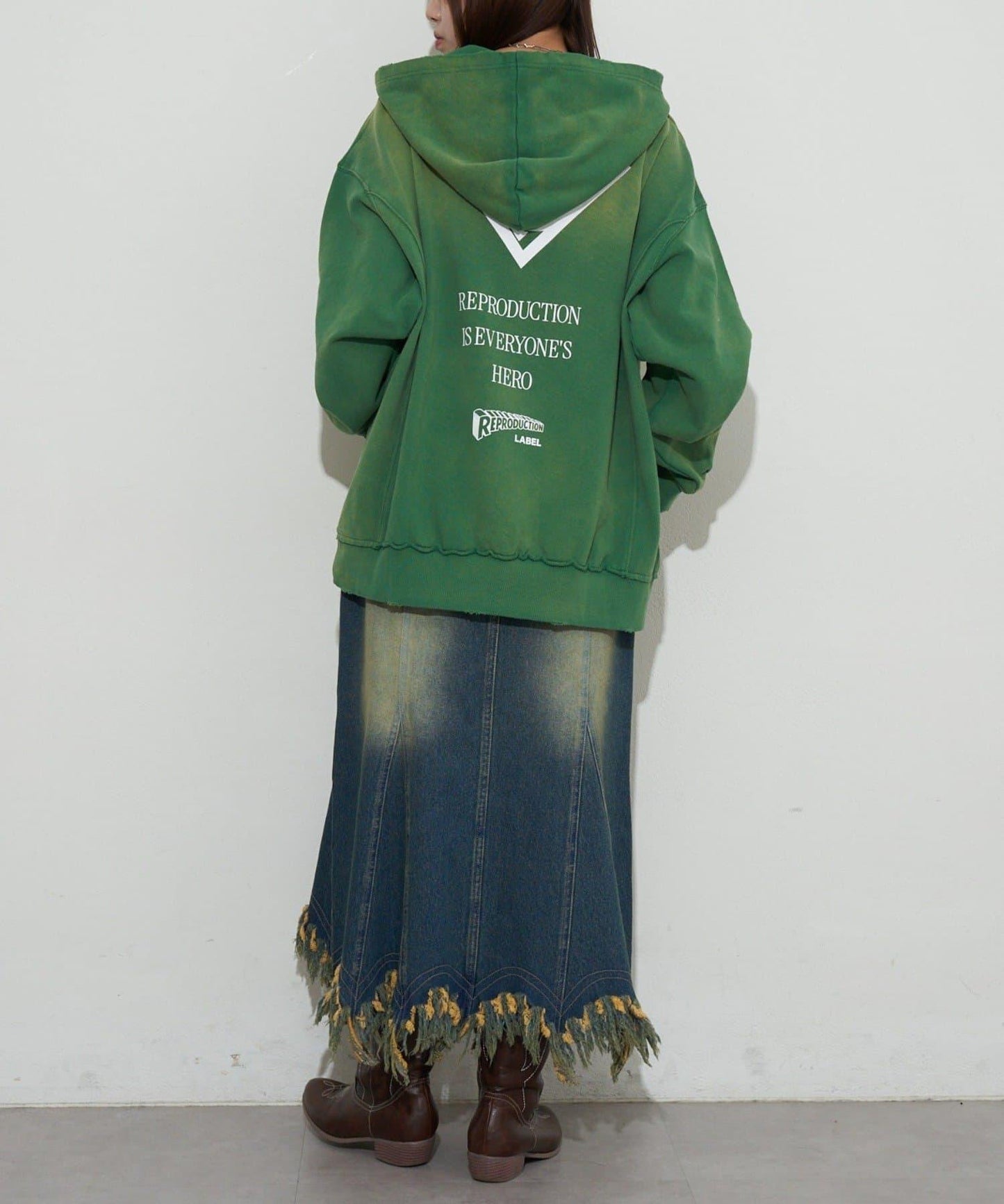 RePRODUCTION LABEL 開襟連帽衛衣