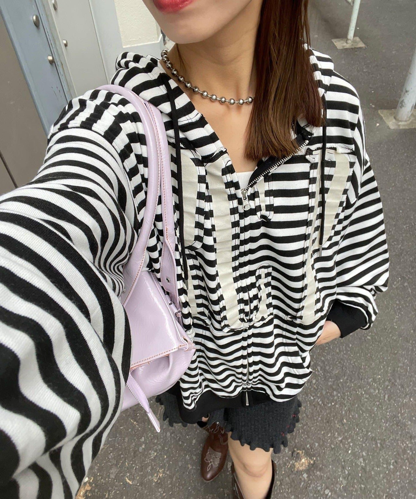 RePRODUCTION LABEL ZIP連帽衛衣