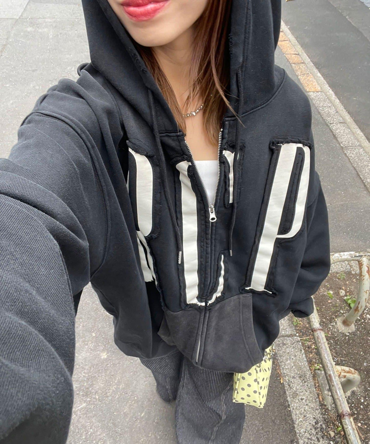 RePRODUCTION LABEL ZIP連帽衛衣