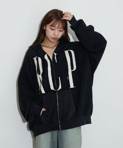 RePRODUCTION LABEL ZIP連帽衛衣