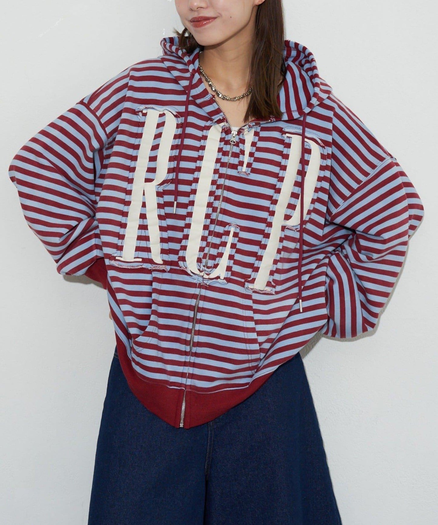 RePRODUCTION LABEL ZIP連帽衛衣