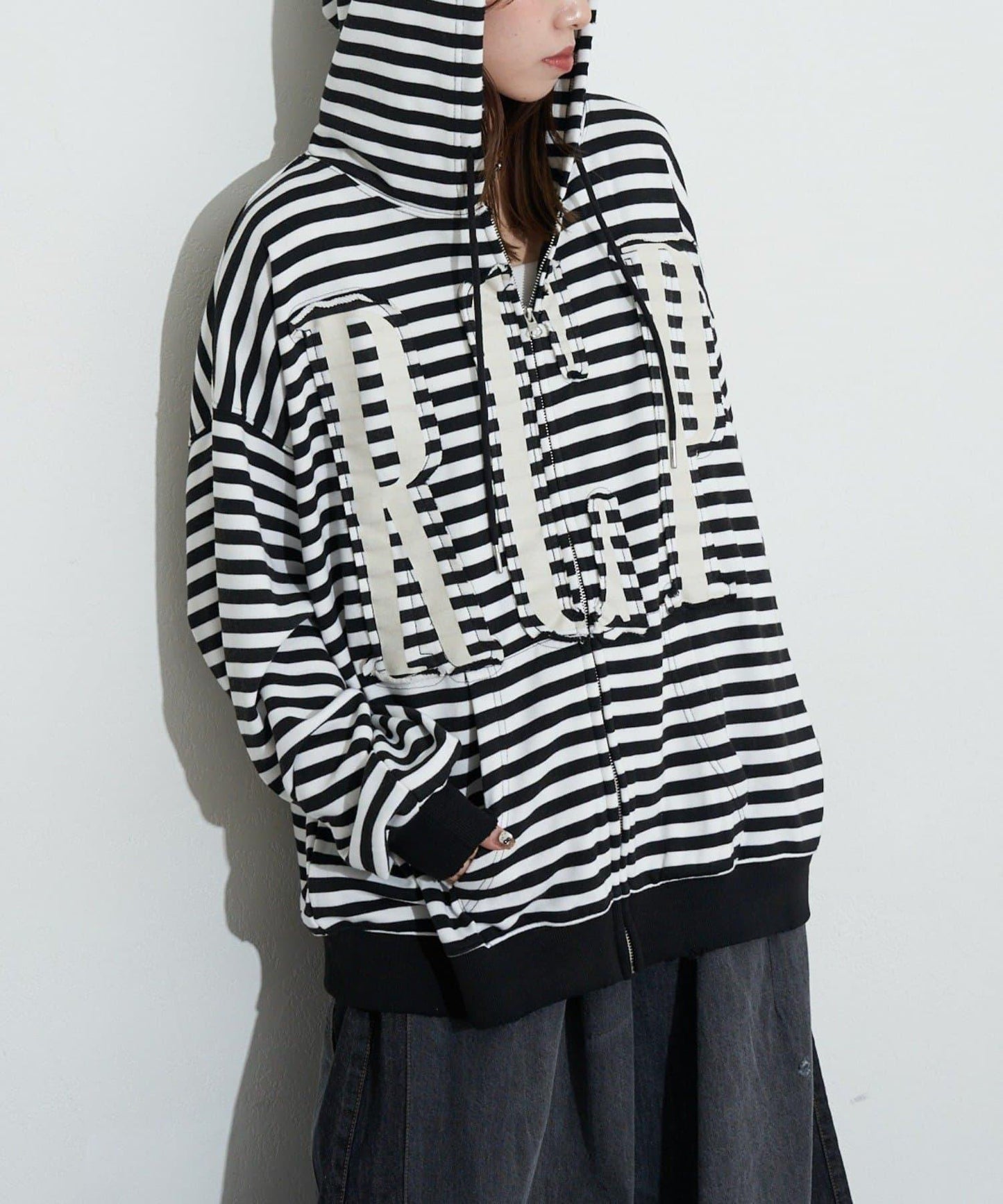 RePRODUCTION LABEL ZIP連帽衛衣