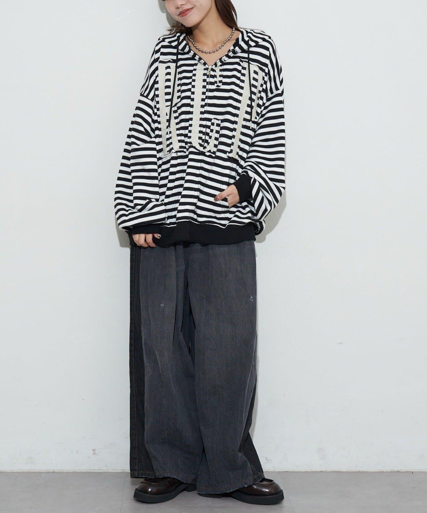 RePRODUCTION LABEL ZIP連帽衛衣