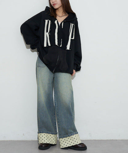 RePRODUCTION LABEL ZIP連帽衛衣