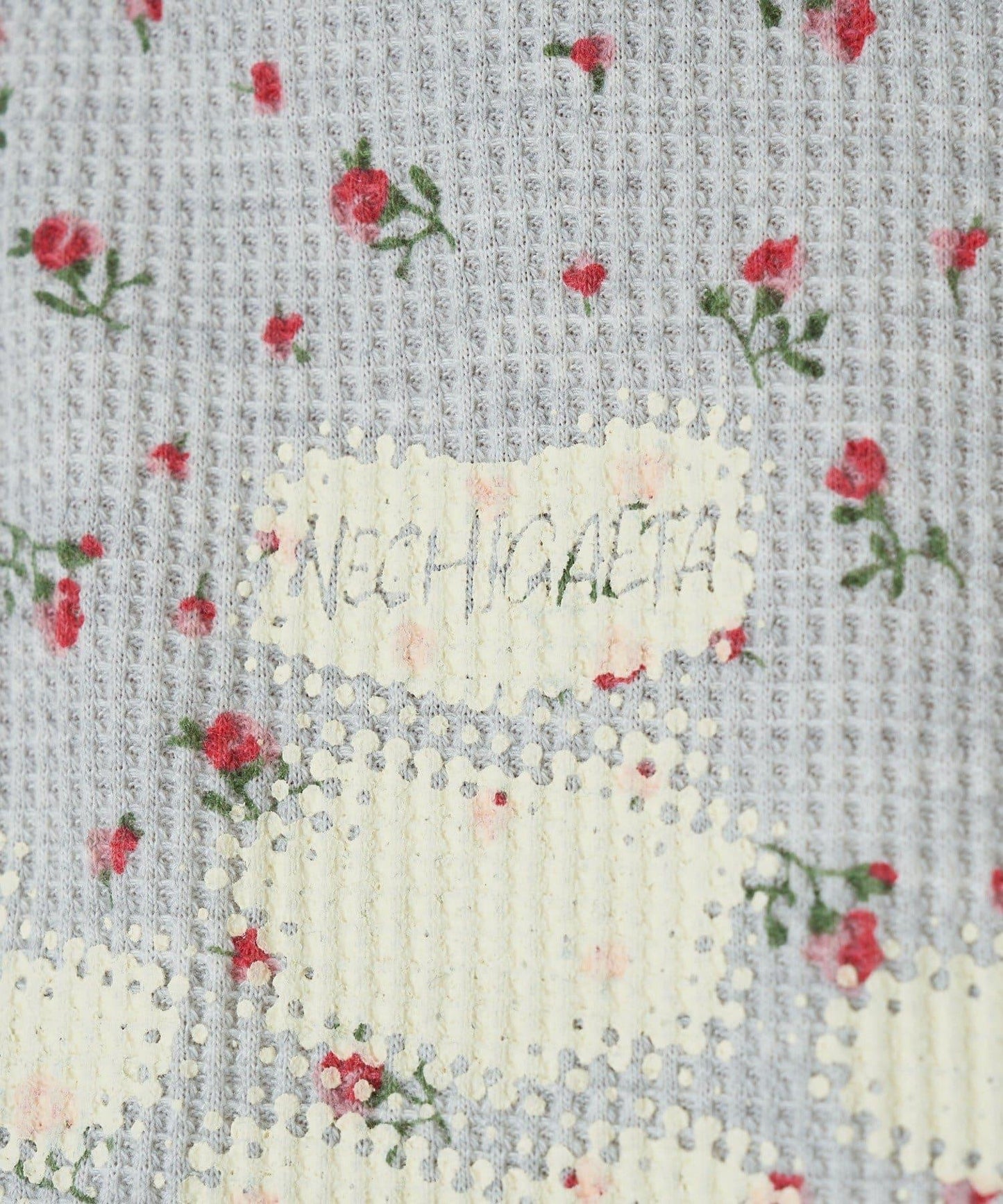 圓領漸變花卉熱感上衣