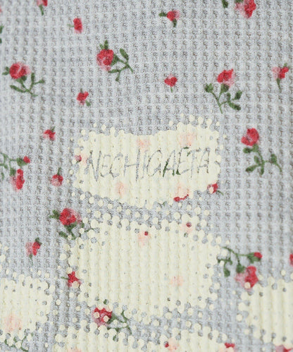 圓領漸變花卉熱感上衣