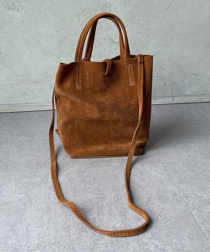 麂皮迷你托特包