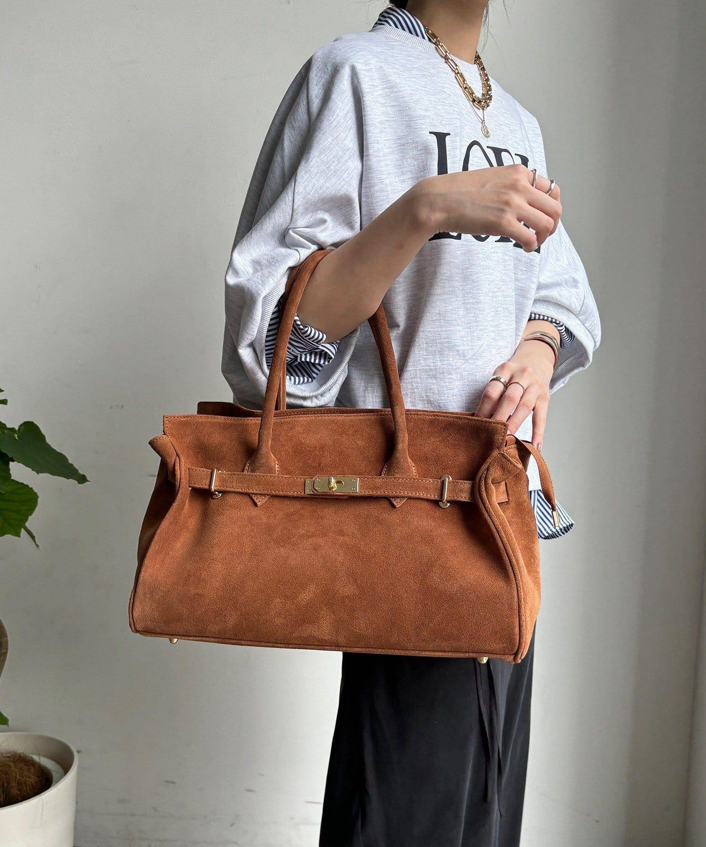 絨面腰帶裝飾包