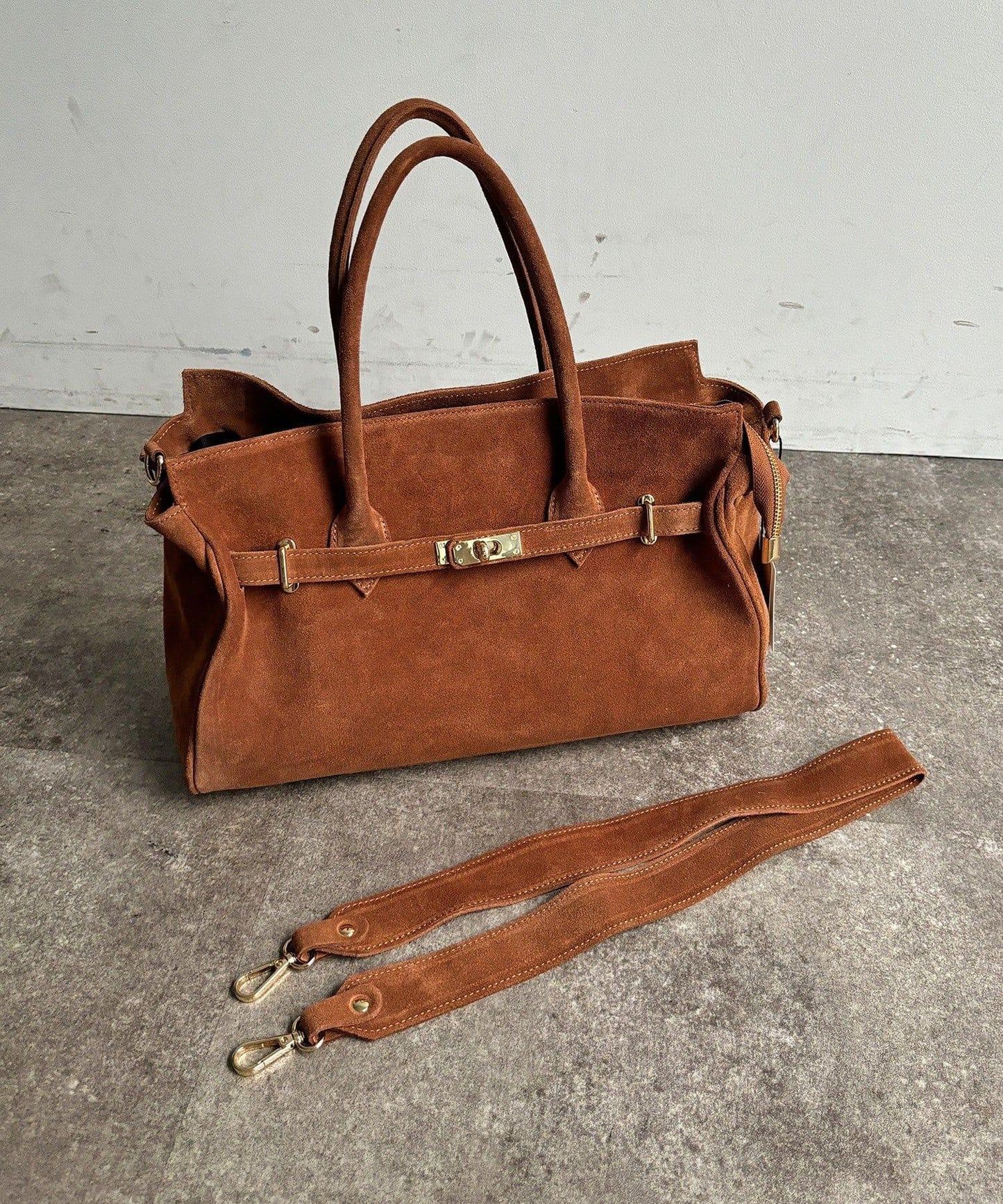 絨面腰帶裝飾包