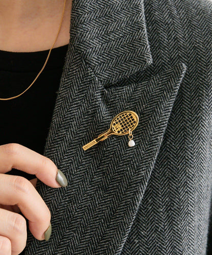 網球拍造型胸針（《&一部店舗限定》）