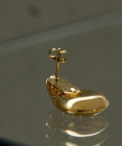 防金屬過敏 不鏽鋼 水滴圓環 耳飾