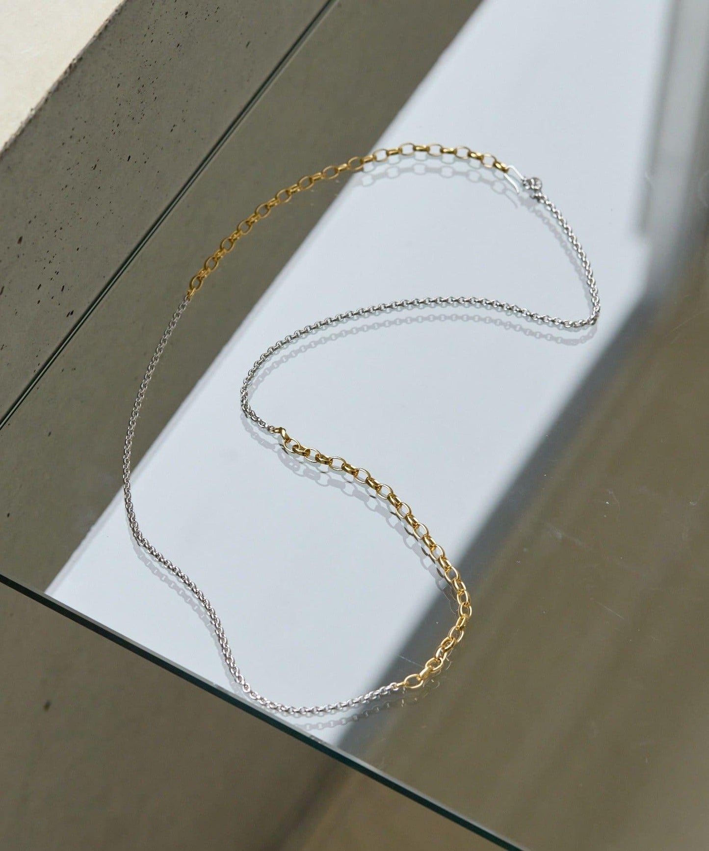 雙配色長款項鍊