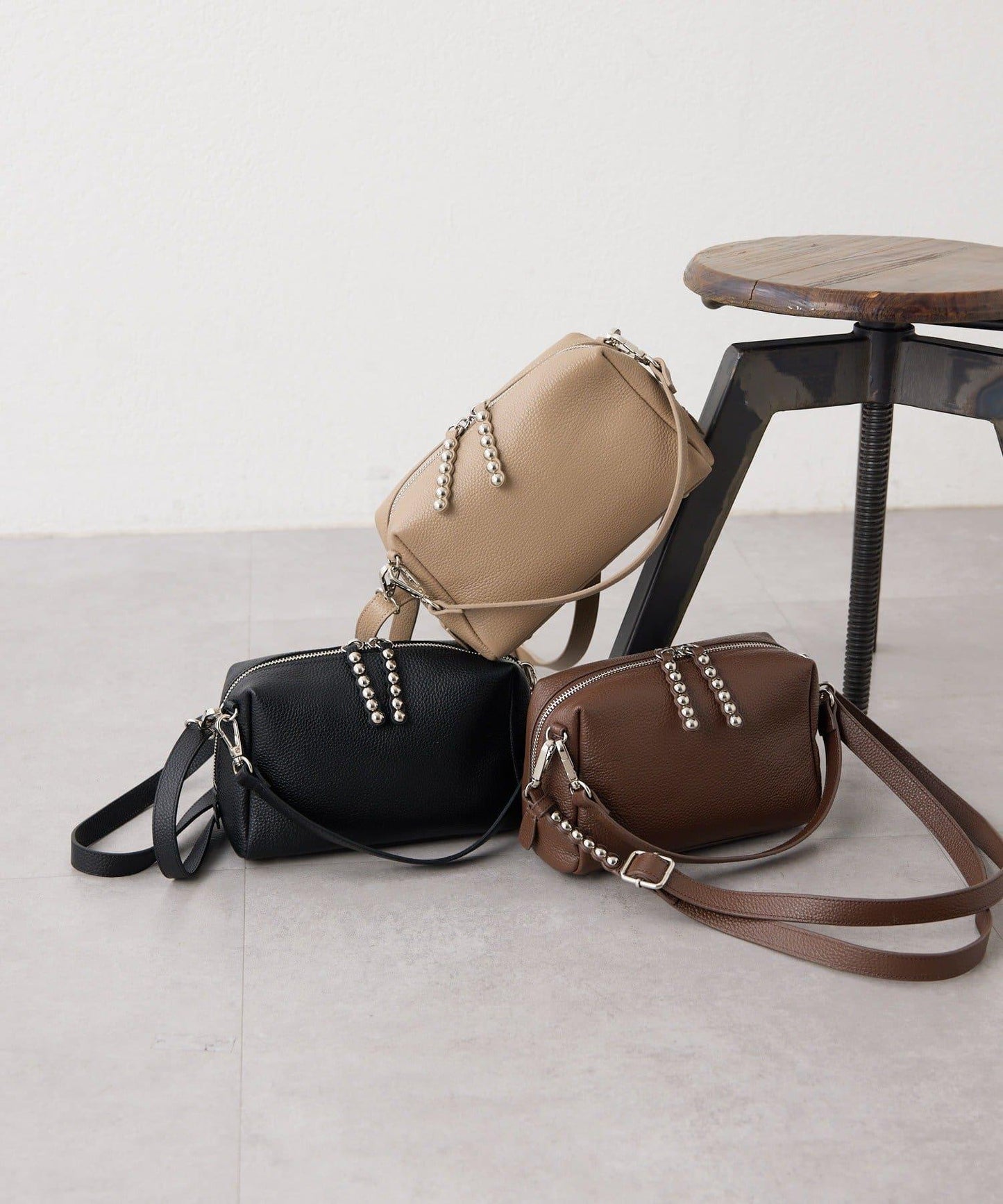 網紅Hoshi企劃 鉚釘 單肩包