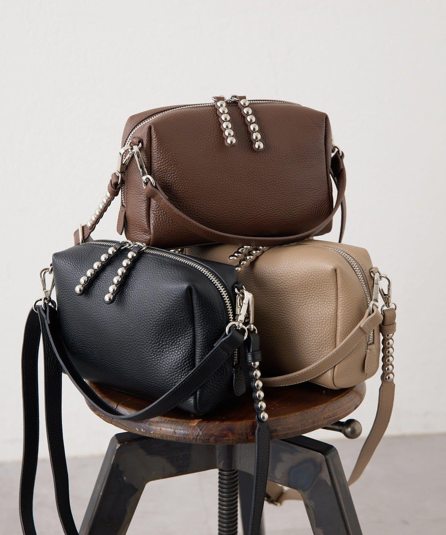 網紅Hoshi企劃 鉚釘 單肩包