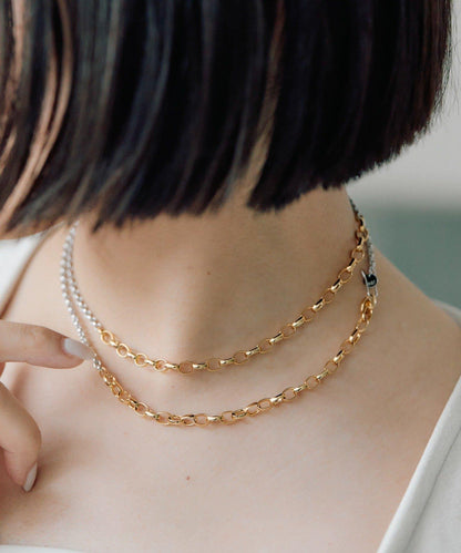 雙配色長款項鍊