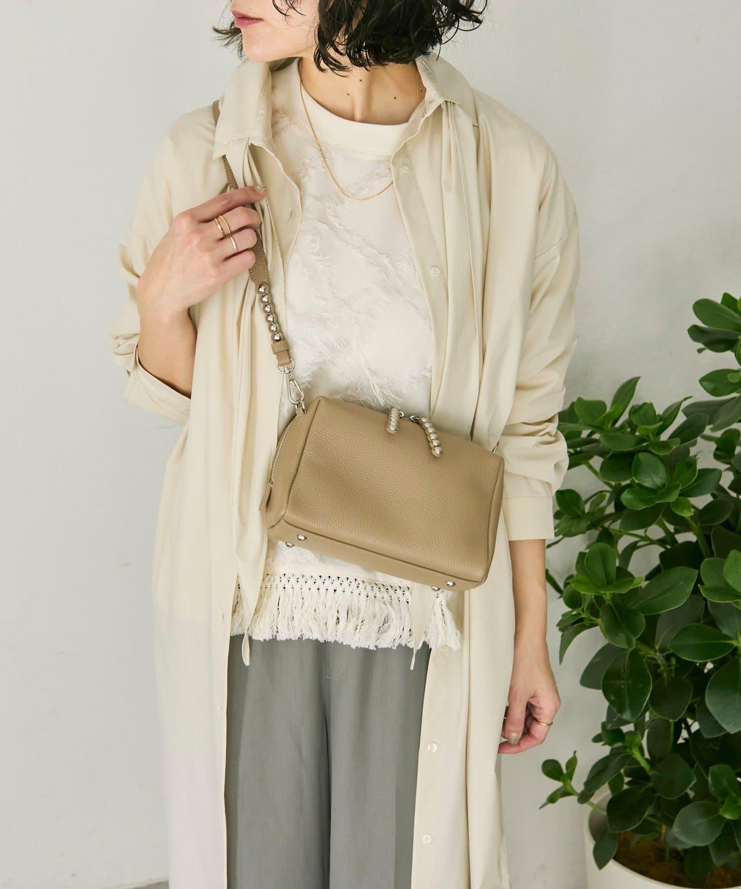 網紅Hoshi企劃 鉚釘 單肩包