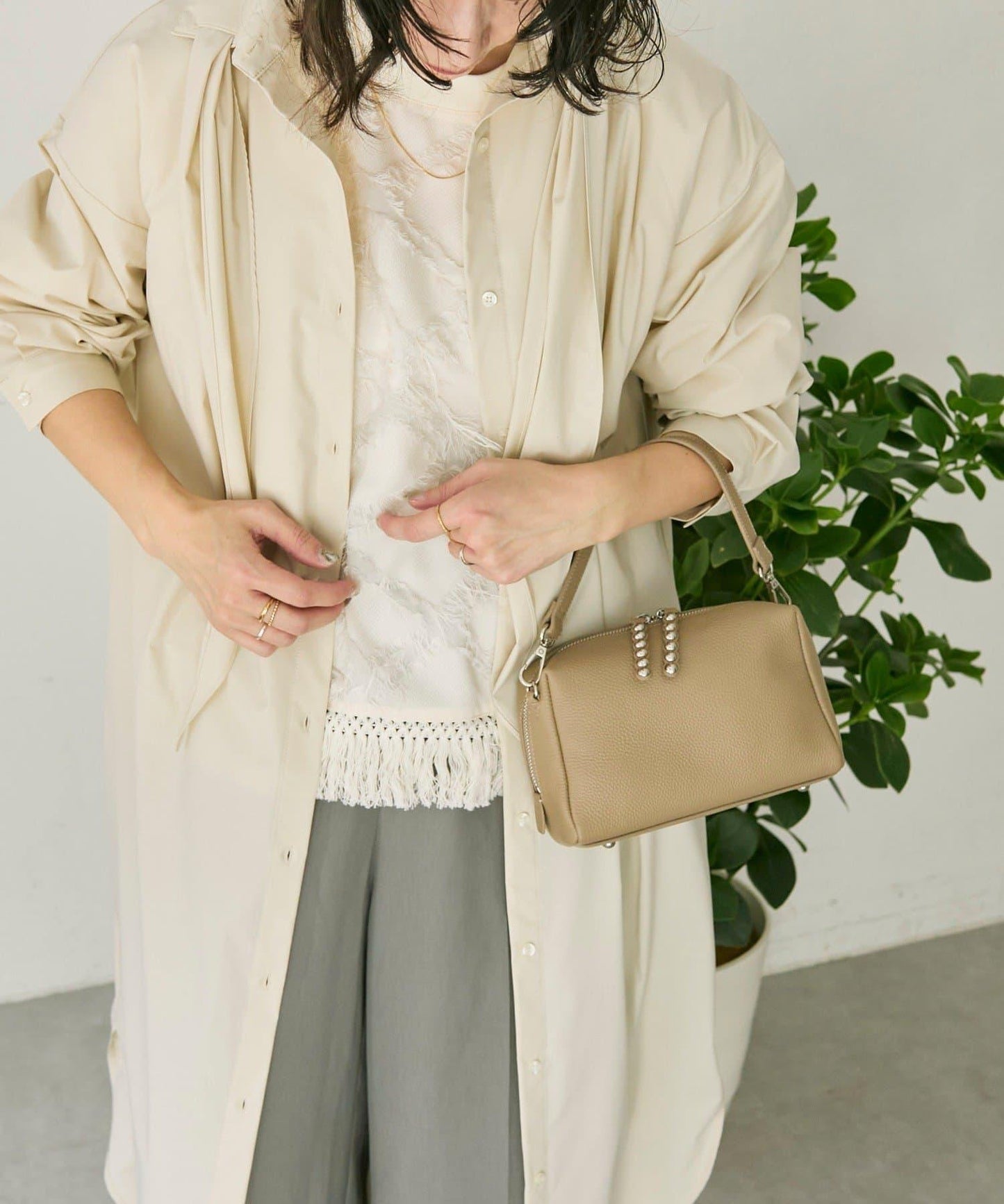 網紅Hoshi企劃 鉚釘 單肩包