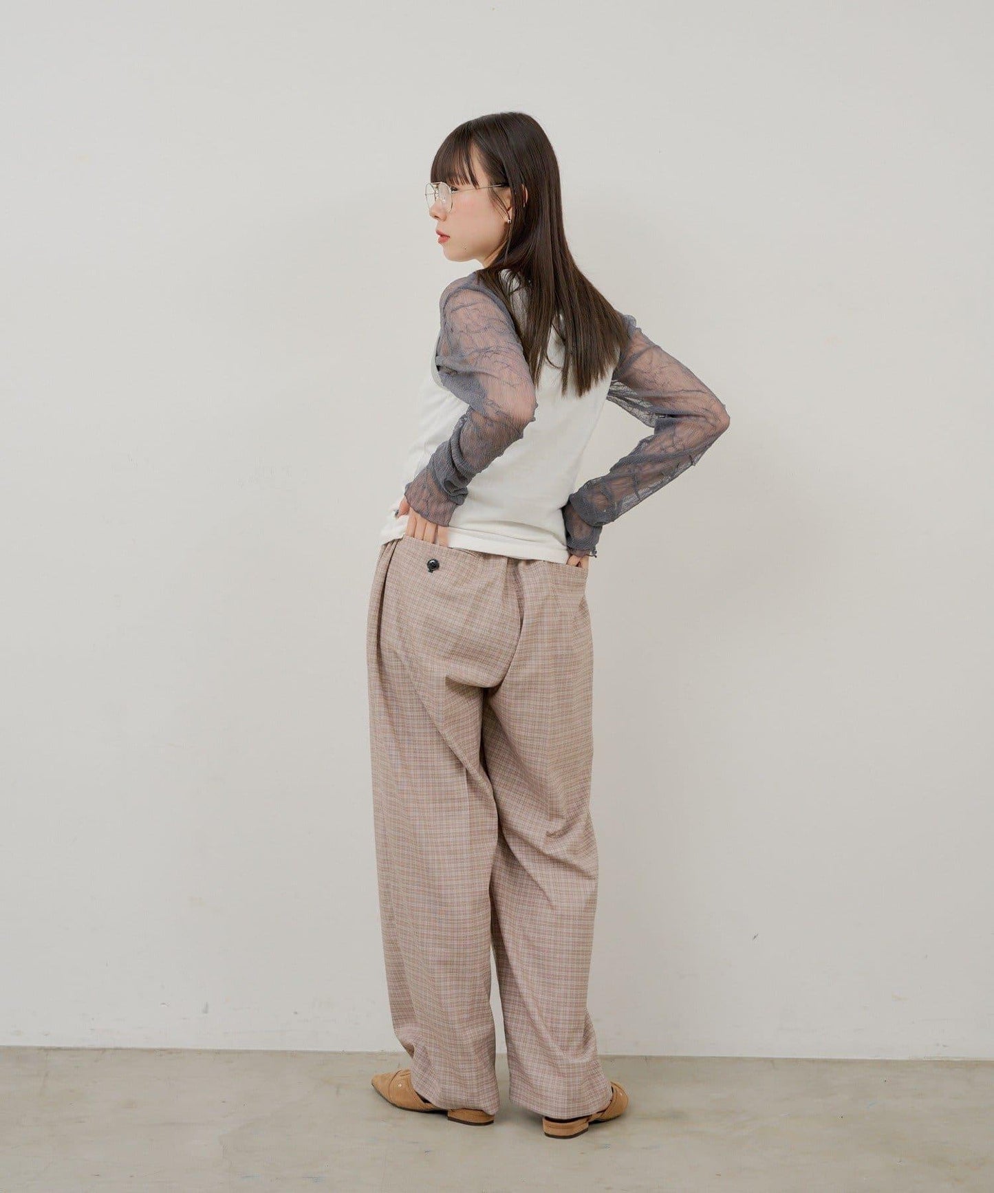 WHIMSIC 對比色設計背心 Tank Top