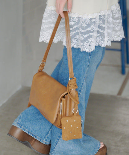 鉚釘裝飾 化妝包和單肩包