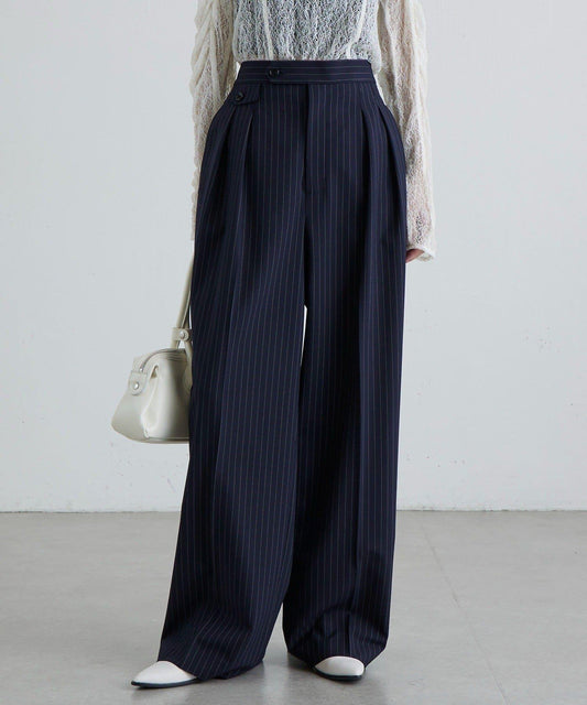 TR彈力半闊腿褲