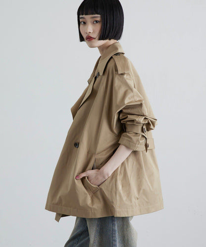 風衣款短款外套