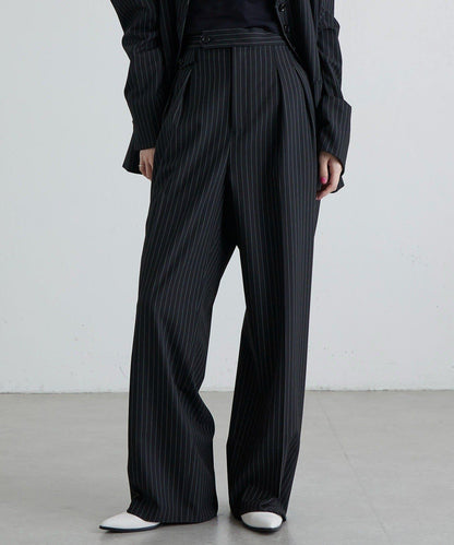 TR彈力半闊腿褲