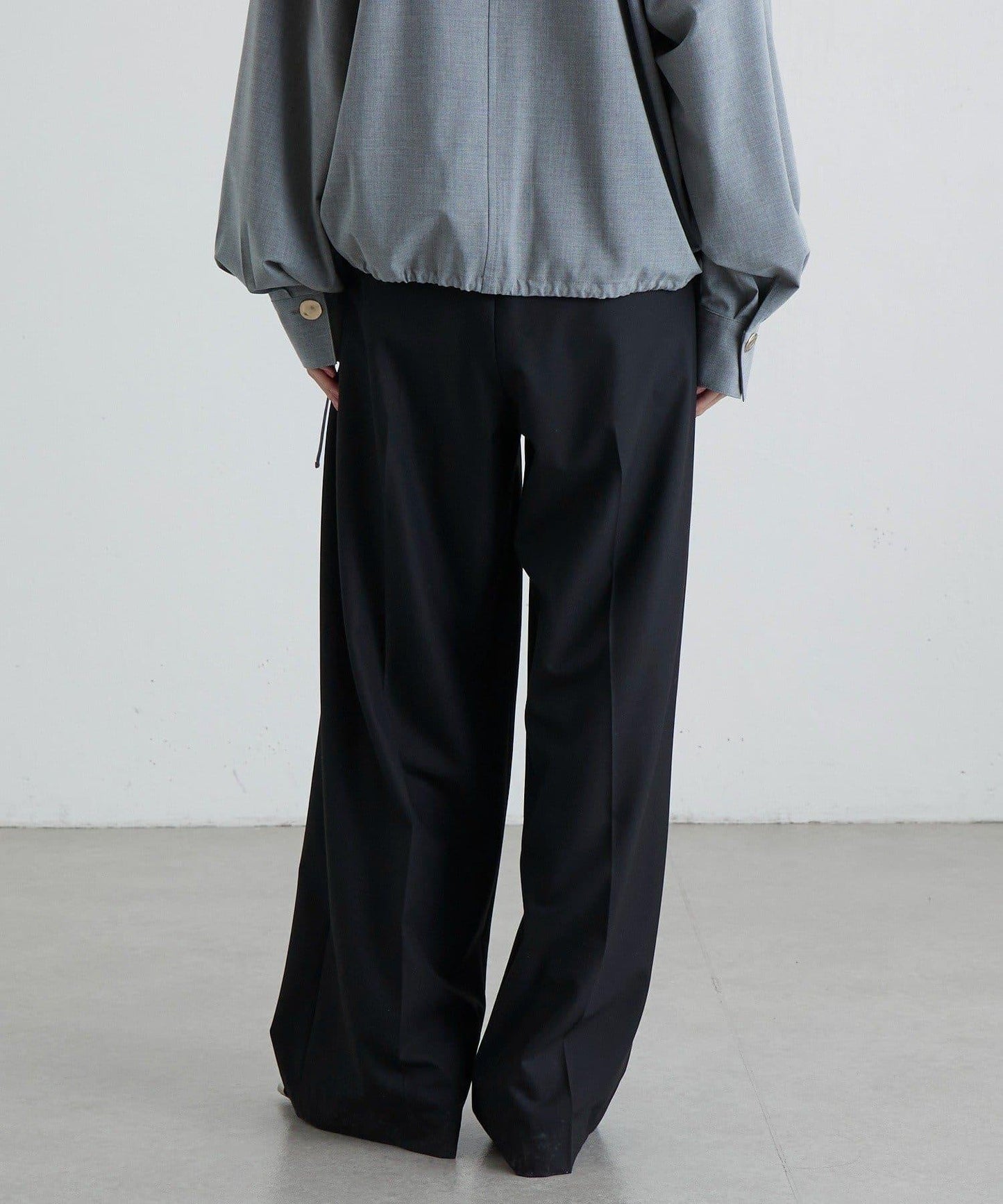 TR彈力半闊腿褲