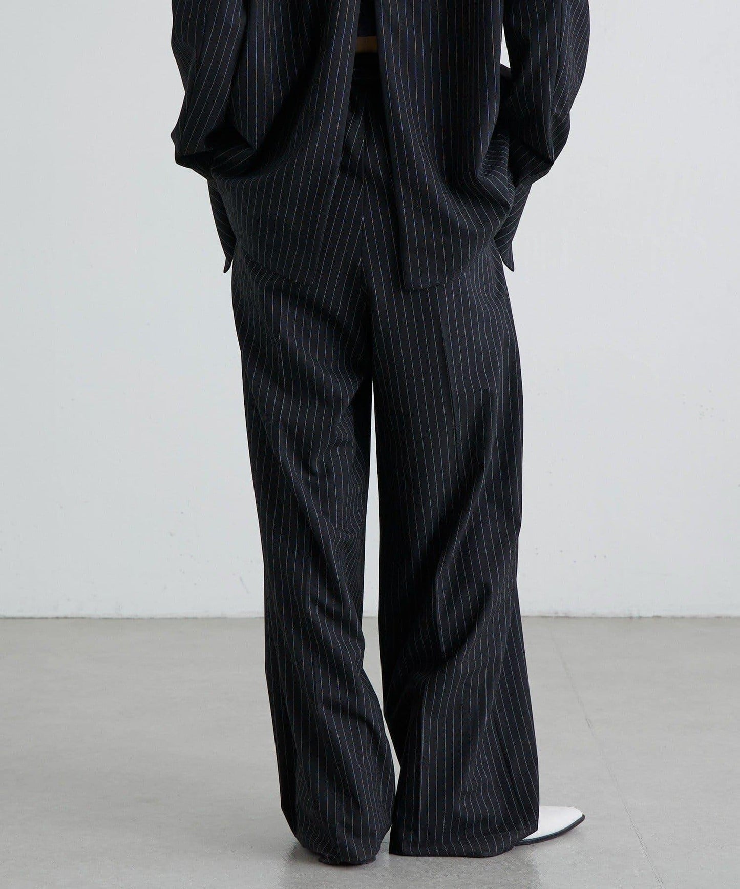 TR彈力半闊腿褲