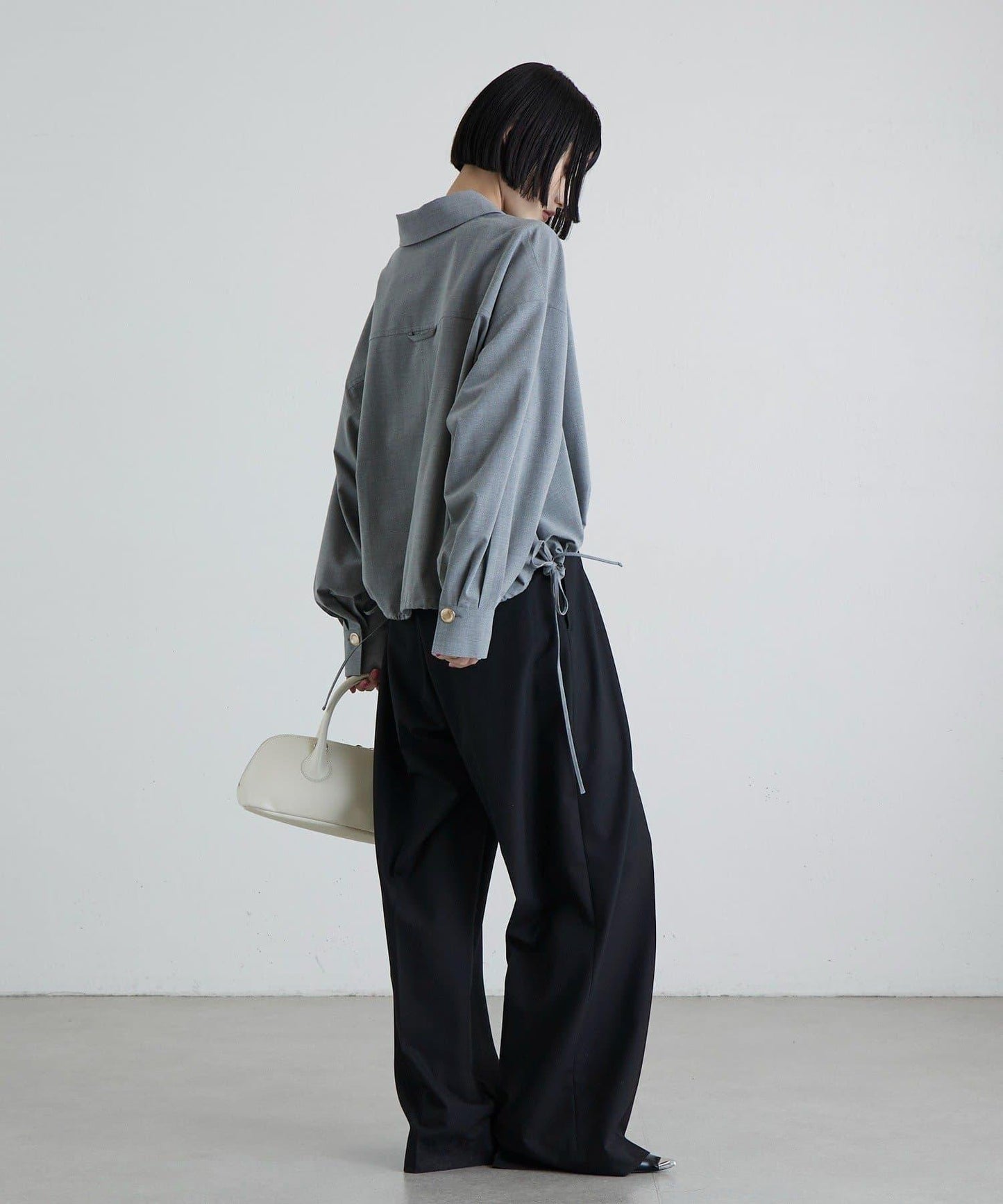 TR彈力半闊腿褲