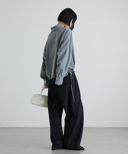 TR彈力半闊腿褲