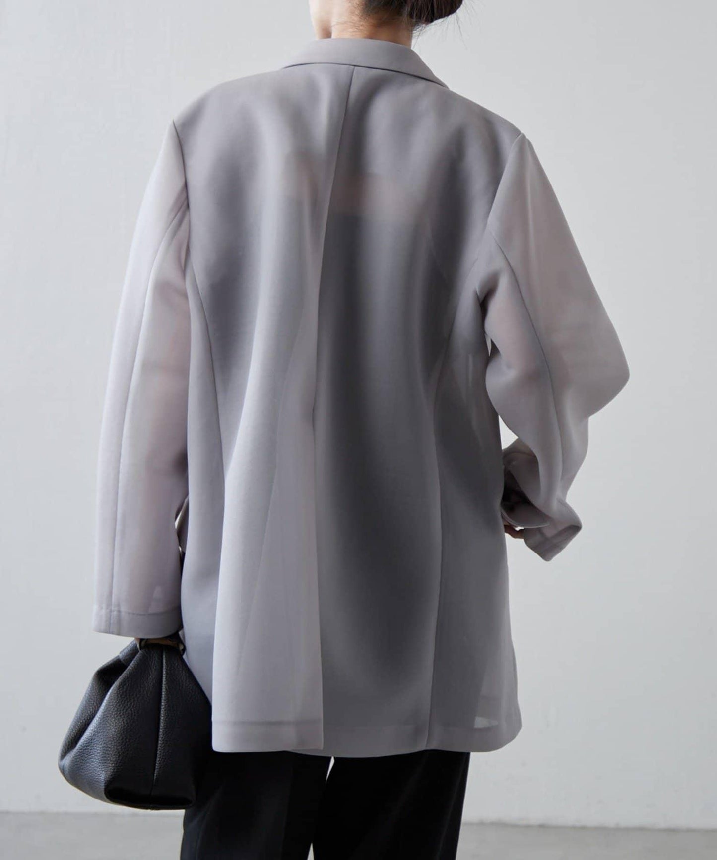 輕薄空氣層面料 寬鬆夾克