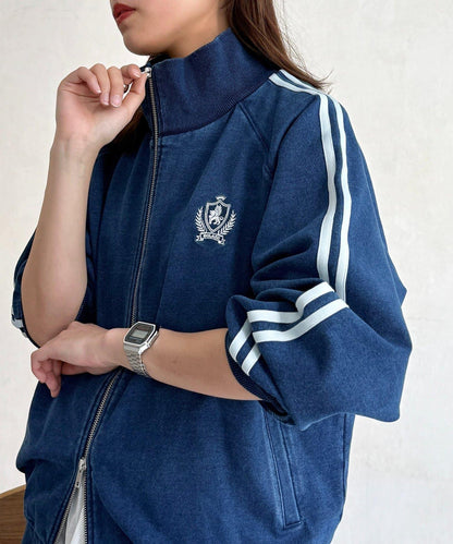 仿麂皮運動夾克