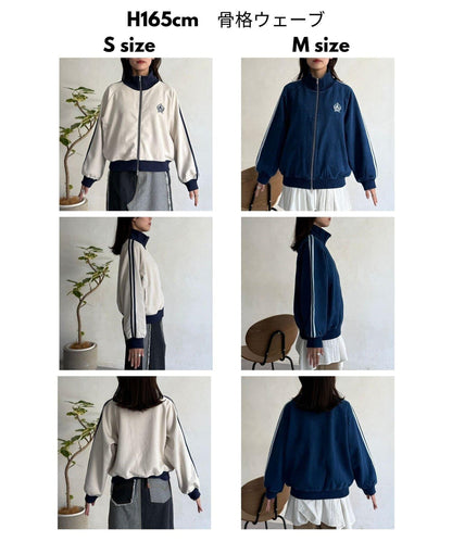 仿麂皮運動夾克