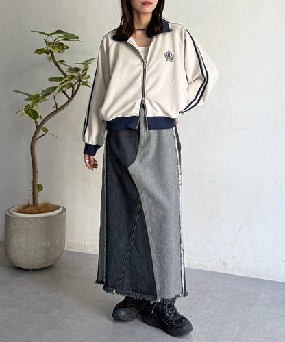 仿麂皮運動夾克